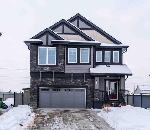A rental property in winter. Edmonton, AB