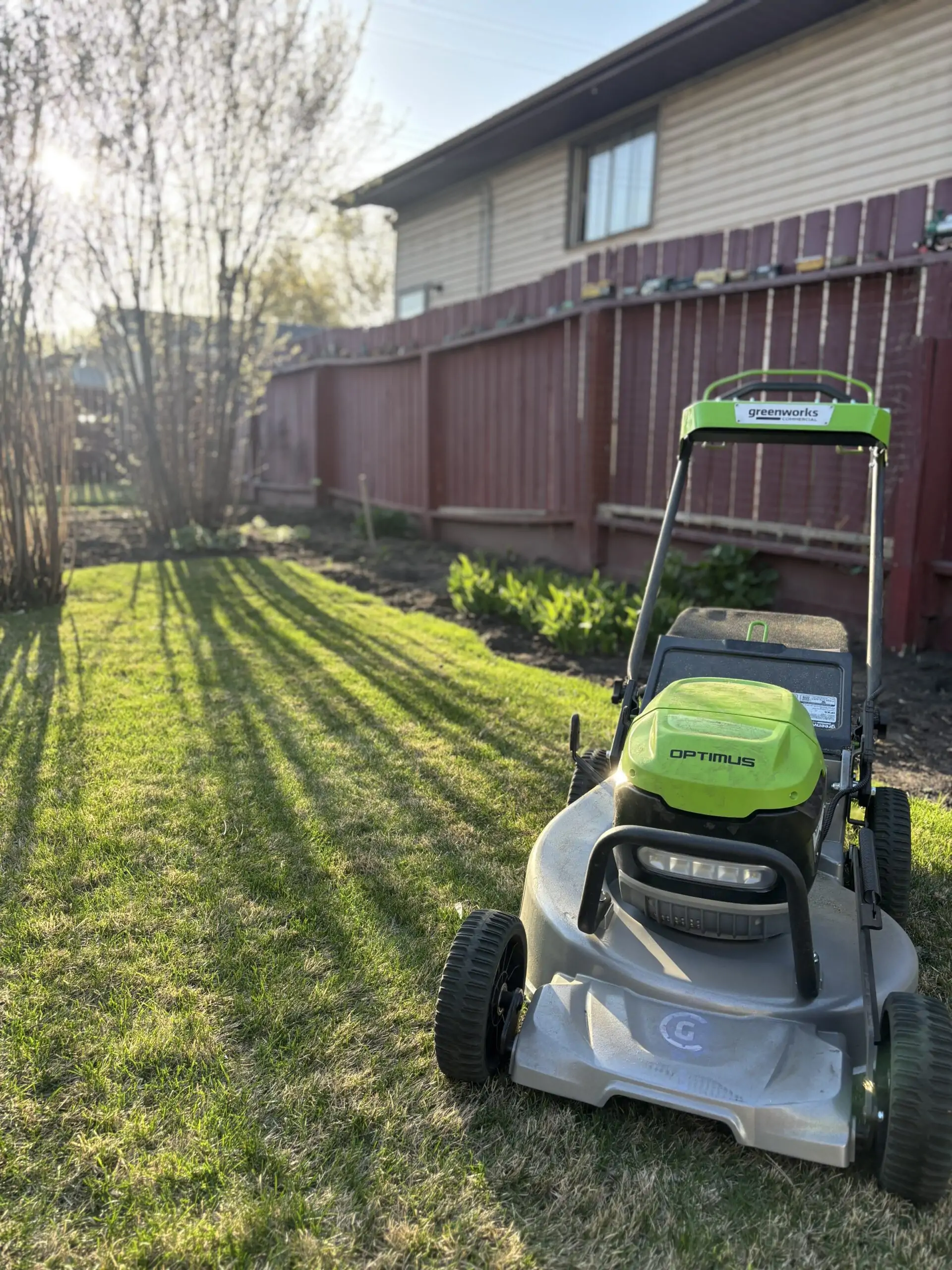 Electric Lawn Mowing