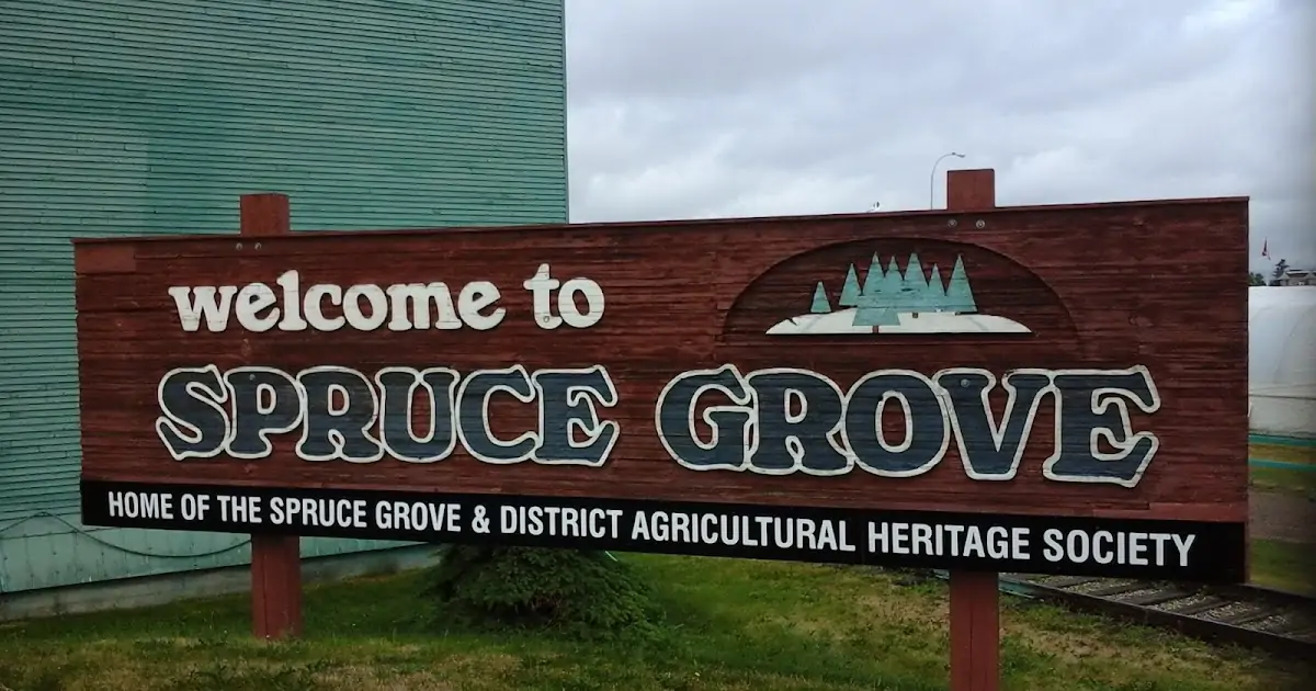 Welcome to Spruce Grove Sign