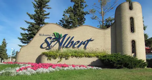 Welcome to St Albert Sign