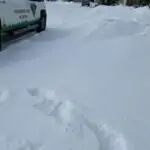 Snow removal truck